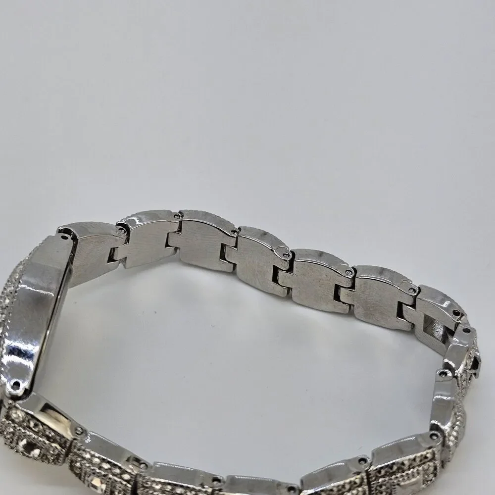 Vivani Women's Watch 18MM White Dial Gray Bracelet Band 6.5